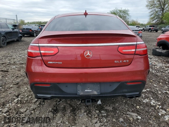 2019 Mercedes-Benz GLE 43 AMG with VIN 4JGED6EB3KA138664, listed as a Copart auction lot 54328605 with 79,812 mi miles and Salvage title. Bid and sale history available at DreamBid. Image 6.
