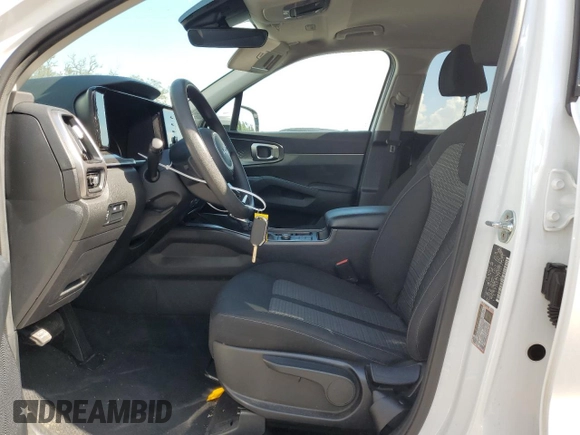 2023 Kia Sorento LX with VIN 5XYRG4LC5PG164459, listed as a Copart auction lot 57391905 with 58,452 mi miles and Salvage title. Bid and sale history available at DreamBid. Image 7.
