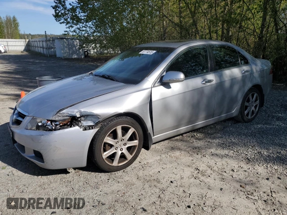 2004 Acura TSX w/Navigation with VIN JH4CL96964C042030, listed as a Copart auction lot 53774615 with 257,635 mi miles and Salvage title. Bid and sale history available at DreamBid. Image 1.