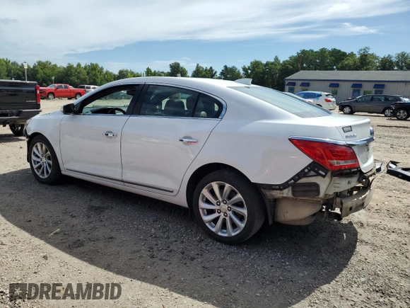 2016 Buick LaCrosse Leather with VIN 1G4GB5G3XGF126780, listed as a Copart auction lot 63676714 with Not Provided miles and Salvage Title. Bid and sale history available at DreamBid. Image 2.