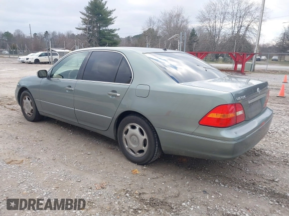 2001 Lexus LS 430 z VIN JTHBN30F210022498, wystawiony jako IAAI lot #41587686 z przebiegiem 197 562 mil mil oraz . Historia ofert i sprzedaży dostępna na DreamBid. Obrazek 3.