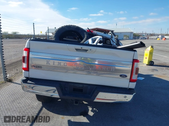 2021 Ford F-150 XL with VIN 1FTFW1E56MFA02146, listed as a IAAI auction lot 41245497 with 1 mi miles. Bid and sale history available at carsss.com. Image 15.