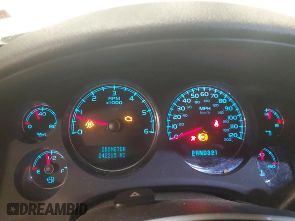 2007 Chevrolet Tahoe LT с VIN 1GNFK130X7R400439, выставлен на аукционе Copart как лот 58725985 с пробегом 242 215 миль миль и Чистый • Clean title. История ставок и продаж доступна на DreamBid. Изображение 9.