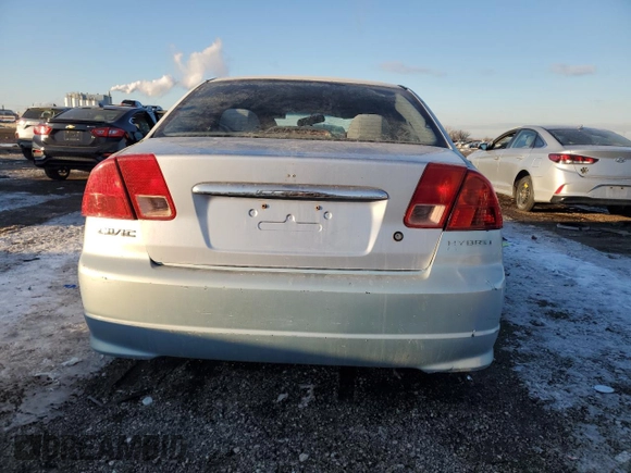 2004 Honda Civic EX with VIN JHMES26724S000767, listed as a Copart auction lot 45299155 with Not Provided miles and Salvage Title. Bid and sale history available at DreamBid. Image 6.