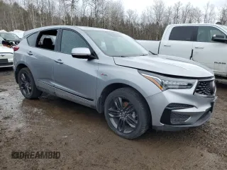 2021 Acura RDX w/A-Spec Package with VIN 5J8TC2H60ML803163, listed as a Copart auction lot 48052675 with 0 mi miles and Clean Title. Bid and sale history available at carsss.com. Image 4.