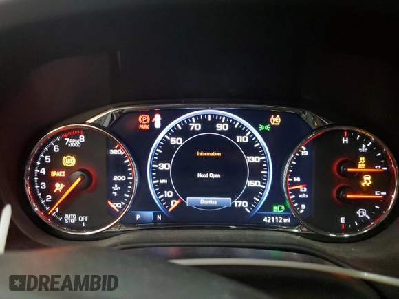 2023 GMC Acadia Denali with VIN 1GKKNXLS1PZ102532, listed as a Copart auction lot 51984245 with 42,112 mi miles and Salvage title. Bid and sale history available at DreamBid. Image 9.