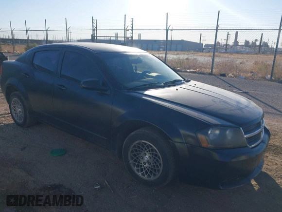 2008 Dodge Avenger SXT with VIN 1B3LC56K98N206718, listed as a IAAI auction lot 41518543 with 172,650 mi miles and . Bid and sale history available at DreamBid. Image 1.