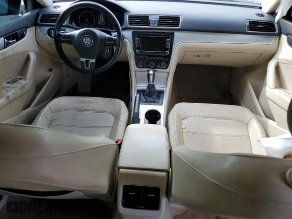 2013 Volkswagen Passat SE with VIN 1VWBN7A30DC134309, listed as a Copart auction lot 55862505 with 162,649 mi miles and Salvage title. Bid and sale history available at DreamBid. Image 8.
