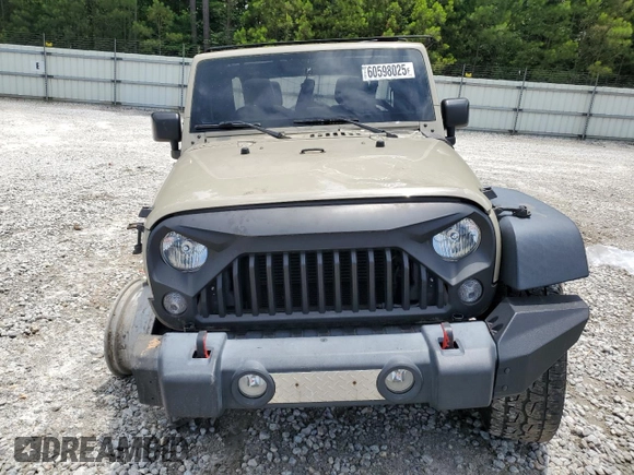 2017 Jeep Wrangler Unlimited Sport with VIN 1C4BJWDG3HL570469, listed as a Copart auction lot 60598025 with 83,261 mi miles and Salvage title. Bid and sale history available at DreamBid. Image 5.