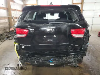 2018 Kia Sorento EX with VIN 5XYPHDA56JG384886, listed as a Copart auction lot 44422595 with 94,906 mi miles and Salvage Title. Bid and sale history available at carsss.com. Image 6.