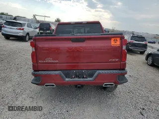 2024 Chevrolet Silverado 1500 RST with VIN 1GCUDEE86RZ138927, listed as a Copart auction lot 65021614 with 0 mi miles and Salvage Title. Bid and sale history available at carsss.com. Image 6.