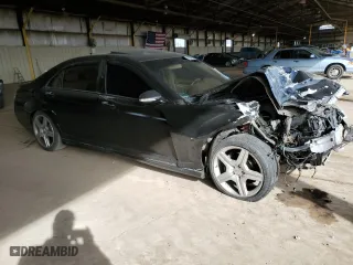 2008 Mercedes-Benz S-Class 5.5L V8 with VIN WDDNG71X48A208576, listed as a Copart auction lot 47846135 with 199,401 mi miles and Salvage Title. Bid and sale history available at carsss.com. Image 4.