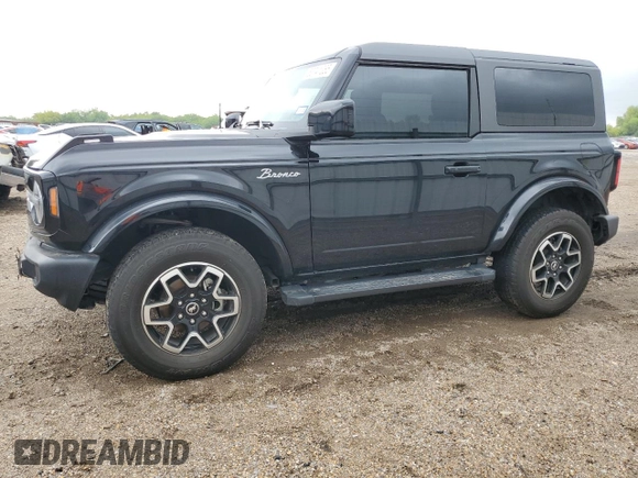 2023 Ford Bronco with VIN 1FMDE5AH4PLB13846, listed as a Copart auction lot 53741085 with 19,231 mi miles and Salvage title. Bid and sale history available at DreamBid. Image 1.