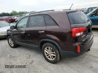 2015 Kia Sorento LX with VIN 5XYKTDA70FG653790, listed as a Copart auction lot 51019724 with 140,002 mi miles and Clean Title. Bid and sale history available at carsss.com. Image 2.