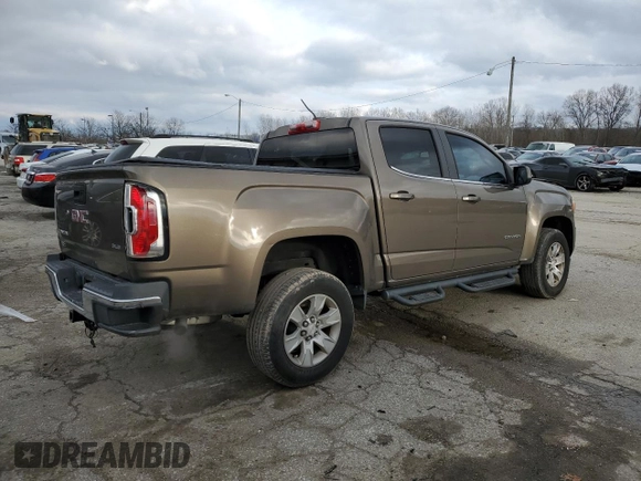 2016 GMC Canyon 2WD SLE with VIN 1GTG5CE33G1261535, listed as a Copart auction lot 86715974 with 108,600 mi miles and Salvage Title. Bid and sale history available at carsss.com. Image 3.