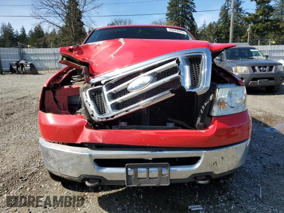 2008 Ford F-150 XLT with VIN 1FTPX14V78FA75695, listed as a Copart auction lot 50343975 with 95,768 mi miles and Salvage Title. Bid and sale history available at carsss.com. Image 5.