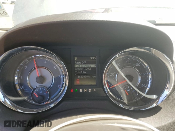 2013 Chrysler Town & Country Touring with VIN 2C4RC1BG4DR711405, listed as a Copart auction lot 52536865 with 163,040 mi miles and Salvage Title. Bid and sale history available at carsss.com. Image 9.