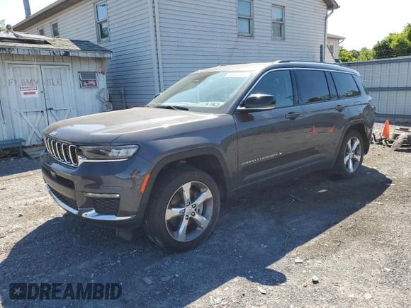 2022 Jeep Grand Cherokee Limited with VIN 1C4RJKBG1N8507816, listed as a Copart auction lot 58566885 with 34,375 mi miles and Salvage title. Bid and sale history available at DreamBid. Image 1.