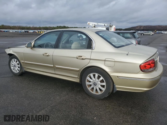 2003 Hyundai Sonata GLS with VIN KMHWF35H23A803752, listed as a Copart auction lot 79953044 with 105,538 mi miles and Salvage Title. Bid and sale history available at carsss.com. Image 2.