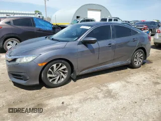 2017 Honda Civic EX z VIN 19XFC2F77HE029631, wystawiony jako Copart lot #54313575 z przebiegiem 160 591 mil mil oraz Szkoda całkowita • Salvage title. Historia ofert i sprzedaży dostępna na DreamBid. Obrazek 1.
