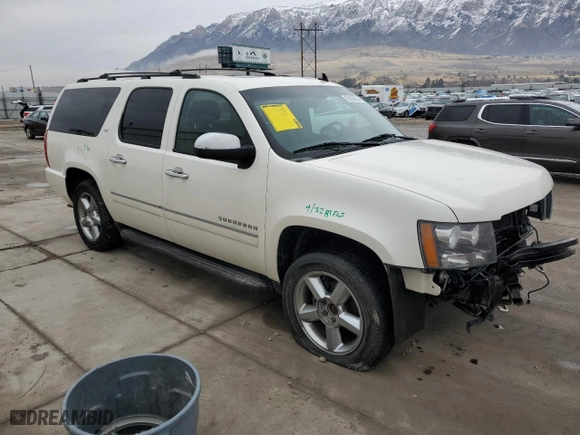 2012 Chevrolet Suburban LTZ with VIN 1GNSKKE70CR179507, listed as a Copart auction lot 85069214 with 206,167 mi miles and Salvage Title. Bid and sale history available at carsss.com. Image 4.