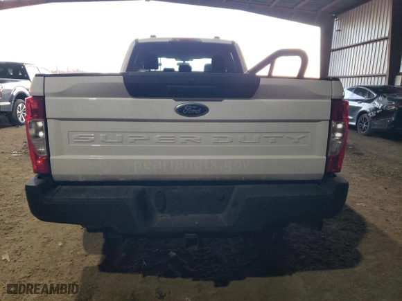 2020 Ford Super Duty F-250 SRW XL with VIN 1FT7W2B67LED08302, listed as a Copart auction lot 88452485 with 32,509 mi miles and Salvage Title. Bid and sale history available at carsss.com. Image 6.
