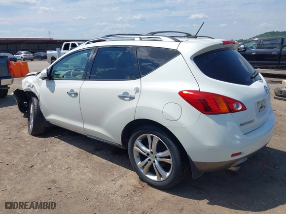 2009 Nissan Murano SL with VIN JN8AZ18W69W154834, listed as a IAAI auction lot 39865907 with 148,917 mi miles. Bid and sale history available at carsss.com. Image 3.