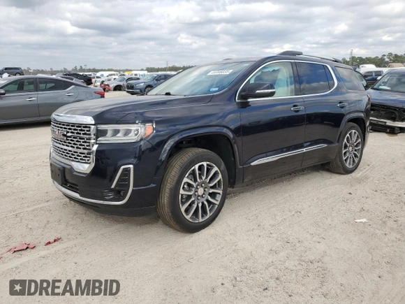2021 GMC Acadia Denali with VIN 1GKKNPLS9MZ207900, listed as a Copart auction lot 44446035 with 13,846 mi miles and Salvage Title. Bid and sale history available at carsss.com. Image 1.