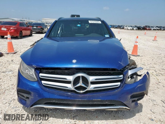2017 Mercedes-Benz GLC 300 with VIN WDC0G4JB2HF130125, listed as a Copart auction lot 61576685 with 94,643 mi miles and Salvage title. Bid and sale history available at DreamBid. Image 5.