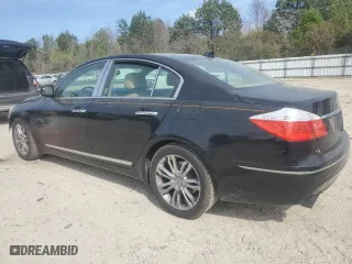 2011 Hyundai Genesis with VIN KMHGC4DF3BU140966, listed as a Copart auction lot 50031075 with 159,260 mi miles and Clean Title. Bid and sale history available at carsss.com. Image 2.