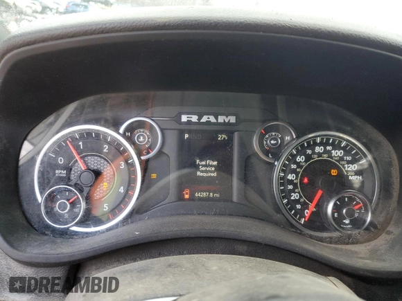 2023 Ram 2500 Tradesman with VIN 3C6UR5HL6PG565918, listed as a Copart auction lot 47300615 with 44,287 mi miles and Salvage Title. Bid and sale history available at carsss.com. Image 9.