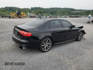 2015 Audi S4 Premium Plus with VIN WAUBGAFL0FA106590, listed as a Copart auction lot 64687474 with 122,061 mi miles and Salvage Title. Bid and sale history available at carsss.com. Image 3.