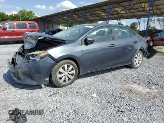 2016 Toyota Corolla L with VIN 2T1BURHE5GC723134, listed as a Copart auction lot 57576755 with 93,640 mi miles and Salvage title. Bid and sale history available at DreamBid. Image 1.