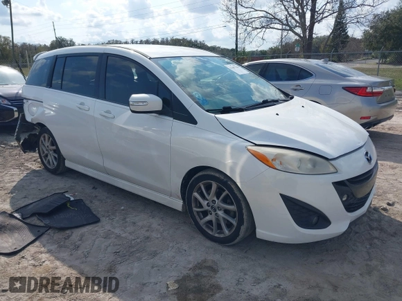 2015 Mazda 5 Touring with VIN JM1CW2CL2F0185478, listed as a IAAI auction lot 41487566 with 169,450 mi miles. Bid and sale history available at carsss.com. Image 1.