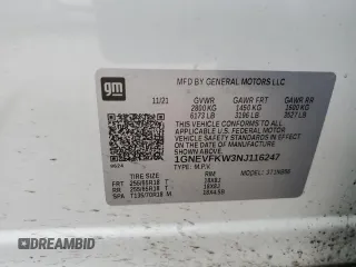 2022 Chevrolet Traverse LS with VIN 1GNEVFKW3NJ116247, listed as a Copart auction lot 43724995 with 52,433 mi miles and Salvage Title. Bid and sale history available at carsss.com. Image 15.