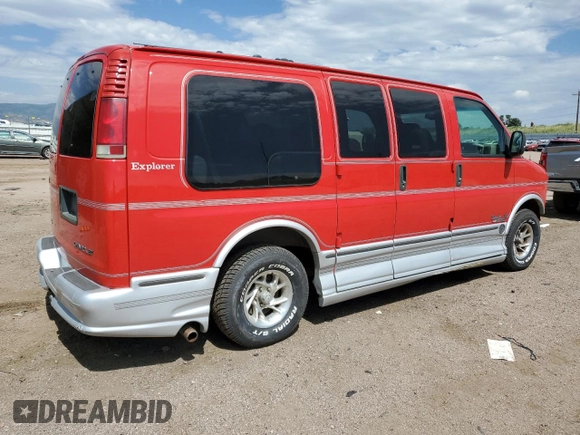 2000 Chevrolet Express Cargo YF7 with VIN 1GBFG15R6Y1185264, listed as a Copart auction lot 61132965 with 147,777 mi miles and Salvage title. Bid and sale history available at DreamBid. Image 3.