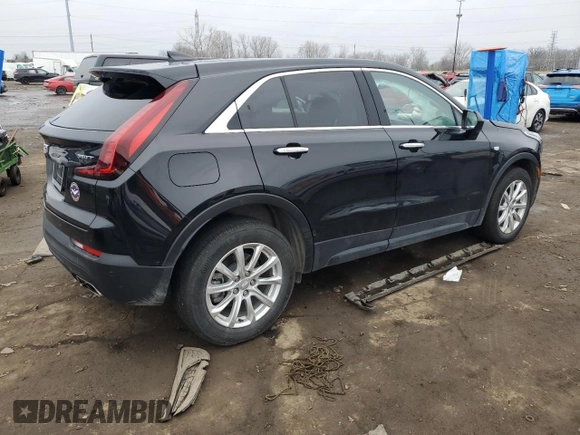 2023 Cadillac XT4 AWD Luxury with VIN 1GYFZBR41PF173271, listed as a Copart auction lot 87267374 with 19,112 mi miles and Salvage Title. Bid and sale history available at carsss.com. Image 3.
