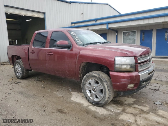 2013 Chevrolet Silverado 1500 LT with VIN 3GCPKSE75DG309328, listed as a Copart auction lot 46565565 with 0 mi miles and Salvage Title. Bid and sale history available at carsss.com. Image 4.