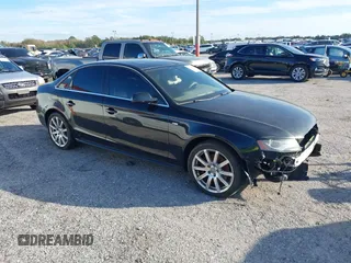 2012 Audi A4 2.0T Premium Plus with VIN WAUEFAFL2CN001473, listed as a IAAI auction lot 41437762 with 176,676 mi miles. Bid and sale history available at carsss.com. Image 1.