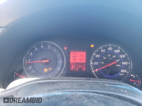 2008 Infiniti G35 with VIN JNKBV61E68M224660, listed as a Copart auction lot 59589734 with 148,515 mi miles and Clean Title. Bid and sale history available at DreamBid. Image 9.