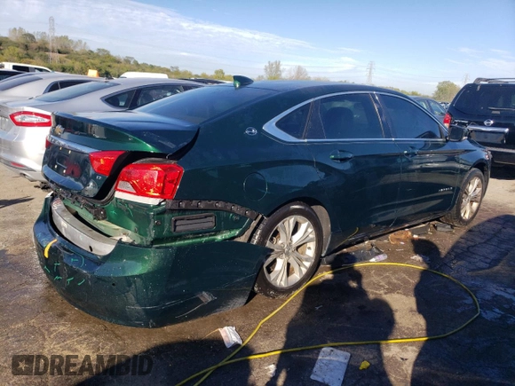 2015 Chevrolet Impala LT with VIN 2G1115SL7F9288421, listed as a Copart auction lot 73748494 with 265,287 mi miles and Salvage Title. Bid and sale history available at DreamBid. Image 3.