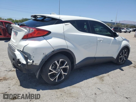 2018 Toyota C-HR XLE with VIN NMTKHMBX5JR042017, listed as a Copart auction lot 57630085 with 36,614 mi miles and Salvage title. Bid and sale history available at DreamBid. Image 3.