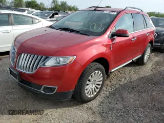 2012 Lincoln MKX with VIN 2LMDJ6JK9CBL05601, listed as a Copart auction lot 49788364 with 159,263 mi miles and Salvage Title. Bid and sale history available at carsss.com. Image 1.