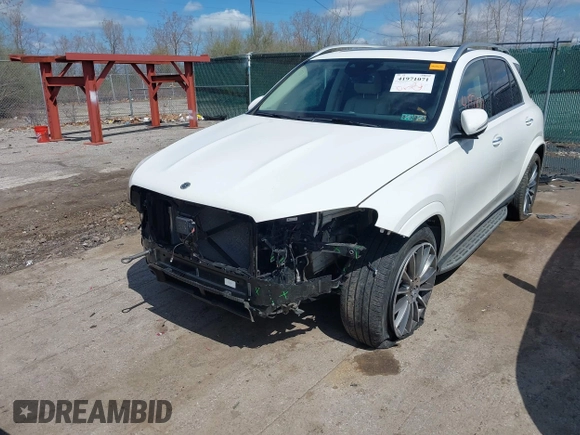2021 Mercedes-Benz GLE 350 with VIN 4JGFB4KB4MA395175, listed as a IAAI auction lot 41971071 with 44,734 mi miles and . Bid and sale history available at DreamBid. Image 6.