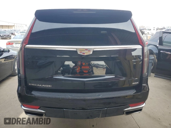 2023 Cadillac Escalade 4WD Premium Luxury with VIN 1GYS4BKL0PR368033, listed as a Copart auction lot 45036955 with 45,768 mi miles and Clean title. Bid and sale history available at DreamBid. Image 6.