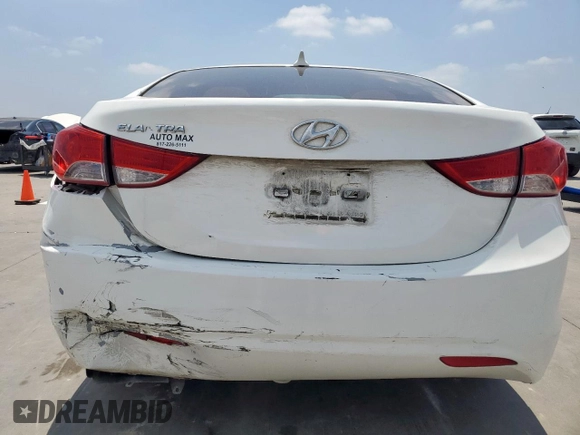 2013 Hyundai Elantra GLS z VIN 5NPDH4AE0DH219383, wystawiony jako Copart lot #58243915 z przebiegiem 166 343 mil mil oraz Tytuł czysty. Historia ofert i sprzedaży dostępna na DreamBid. Obrazek 6.