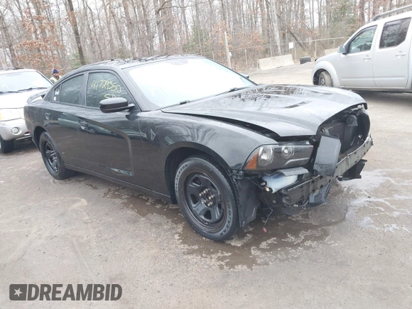 2013 Dodge Charger Police with VIN 2C3CDXAG7DH684802, listed as a IAAI auction lot 41729350 with 163,601 mi miles and . Bid and sale history available at carsss.com. Image 1.