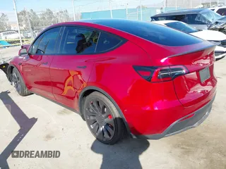 2024 Tesla Model Y Performance with VIN 7SAYGDEF3RF032980, listed as a IAAI auction lot 41619450 with 12,105 mi miles and . Bid and sale history available at DreamBid. Image 3.