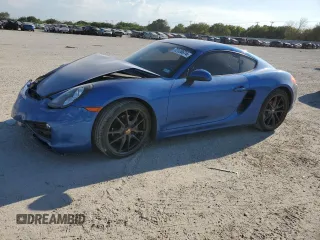 2015 Porsche Cayman with VIN WP0AA2A87FK160990, listed as a Copart auction lot 73126674 with 166,498 mi miles and Salvage Title. Bid and sale history available at DreamBid. Image 1.
