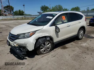 2012 Honda CR-V EX-L z VIN 5J6RM4H7XCL047649, wystawiony jako Copart lot #57394675 z przebiegiem 154 826 mil mil oraz Szkoda całkowita • Salvage title. Historia ofert i sprzedaży dostępna na DreamBid. Obrazek 1.